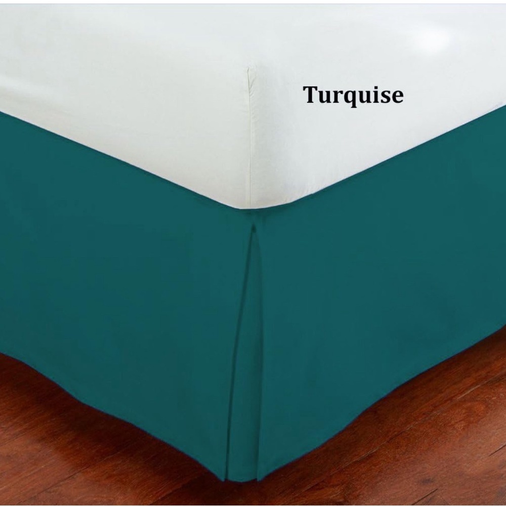 Fancy Collection Easy Care Tailored Microfiber 14-inch Bed Skirt Solid New